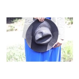 Black Straw Hat